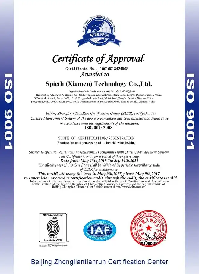 ISO Certificate