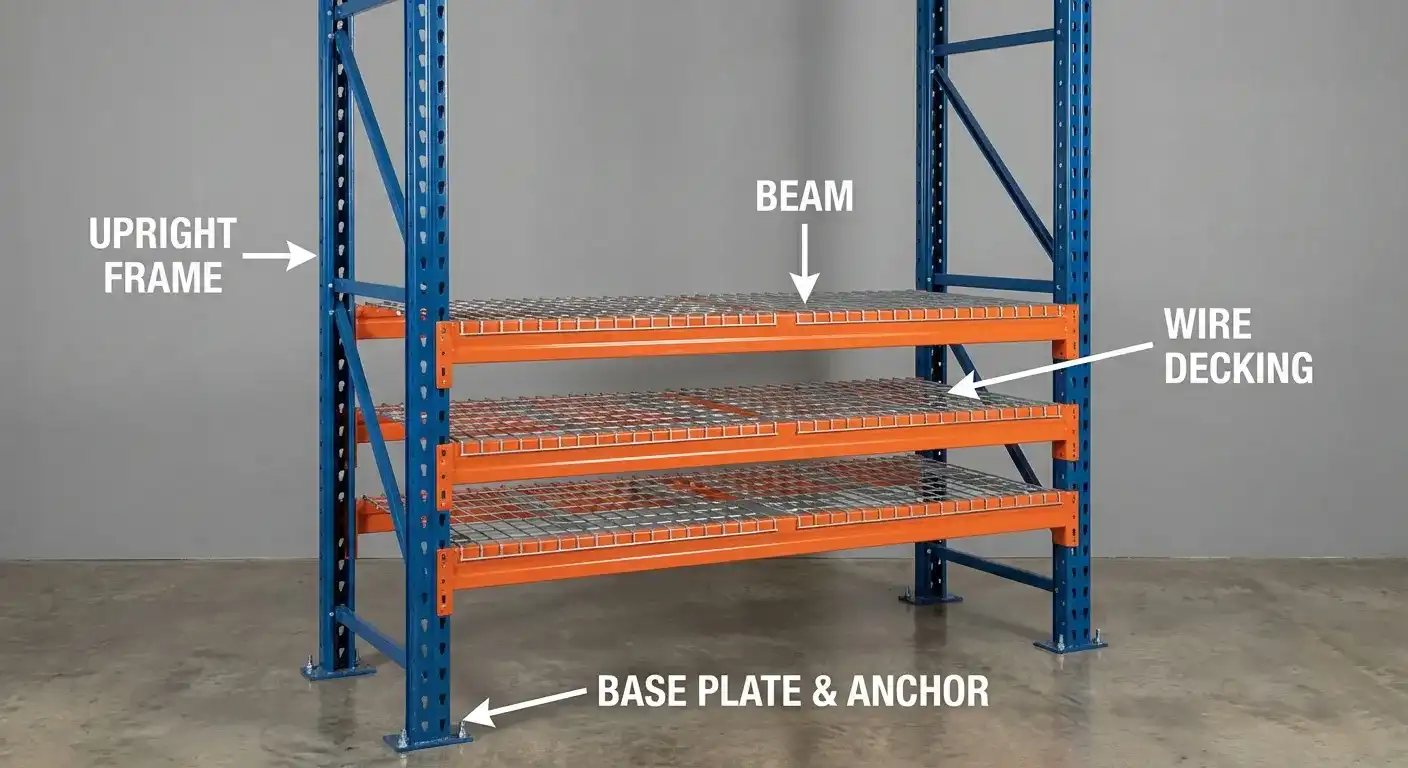 pallet racking system components