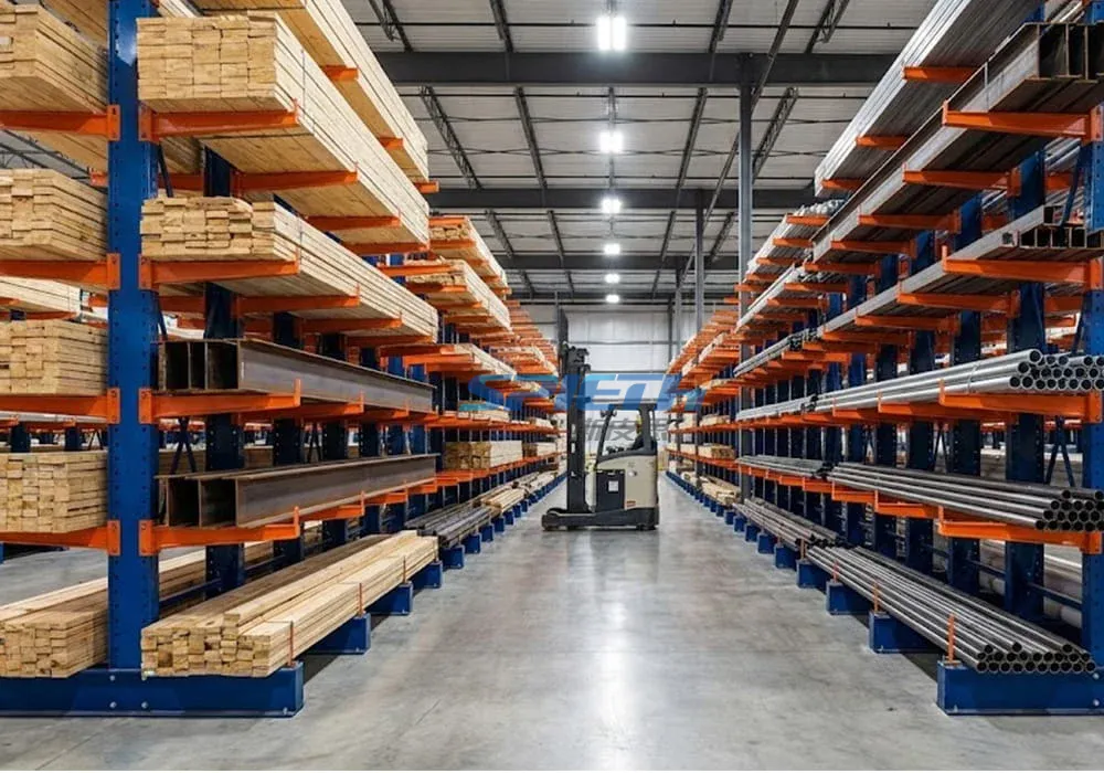 Double sided cantilever racking
