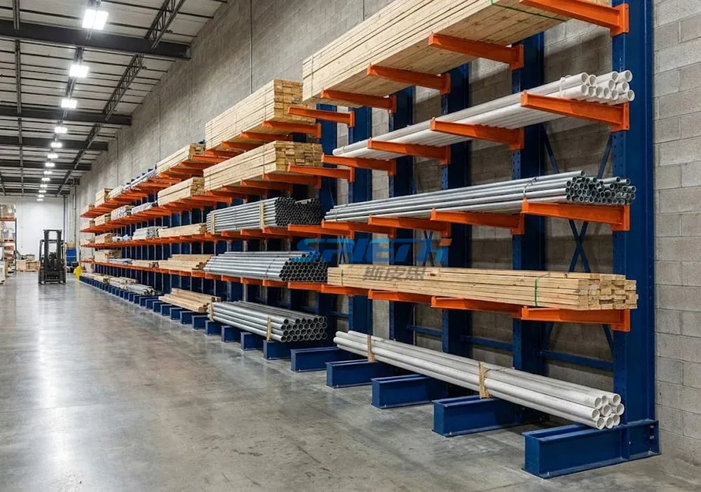 Single sided cantilever racking