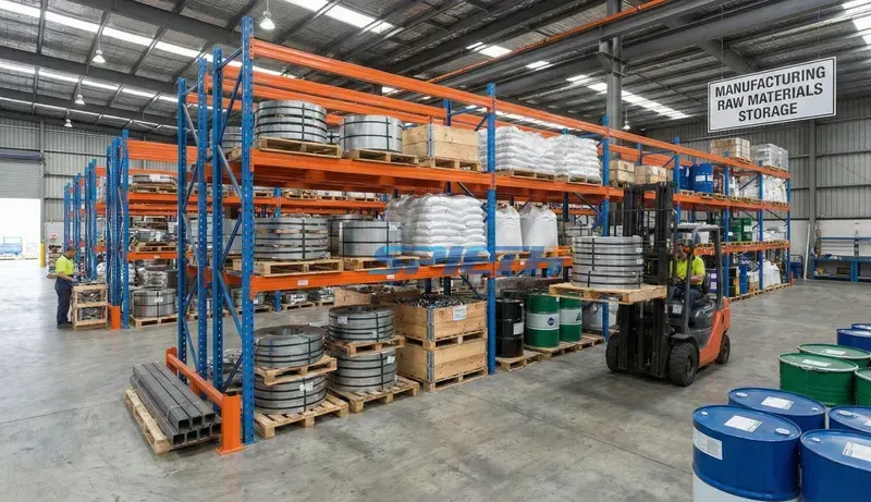 Selective Pallet Racking Manufacturing Raw Materials