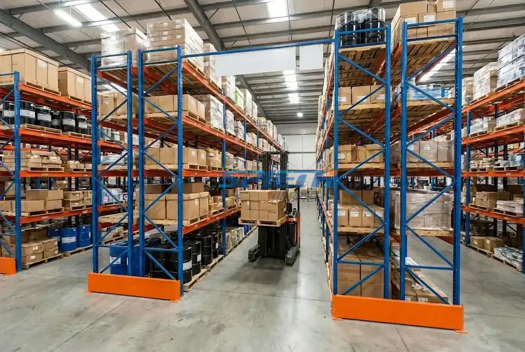 Selective Pallet Racking System Configuration Structure