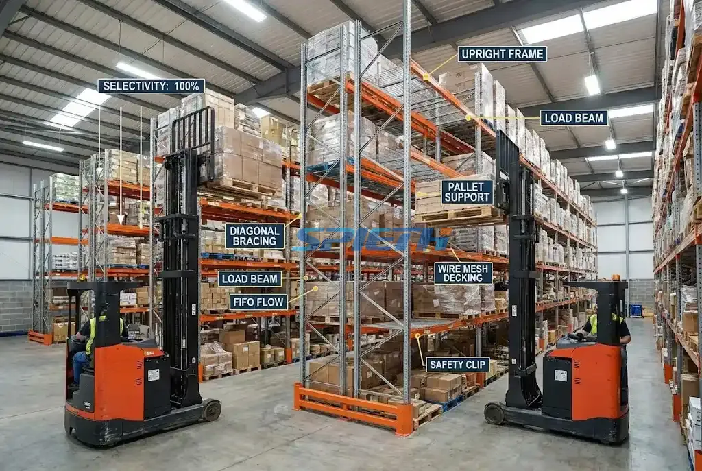 Selective Pallet Racking System Technology and Details