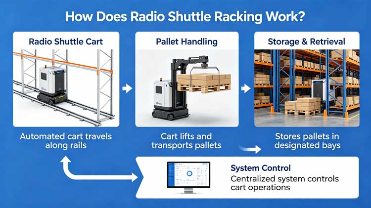 How Radio Shuttle Racking Works